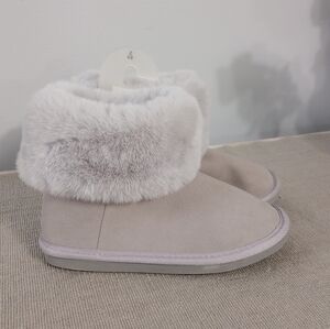 LAUREN CONRAD FAUX FUR SUEDE BOOT